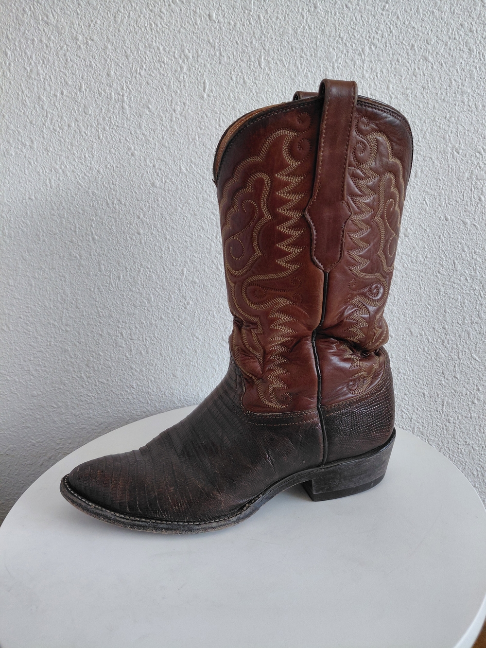Brown Leather Western Cowboy Boot